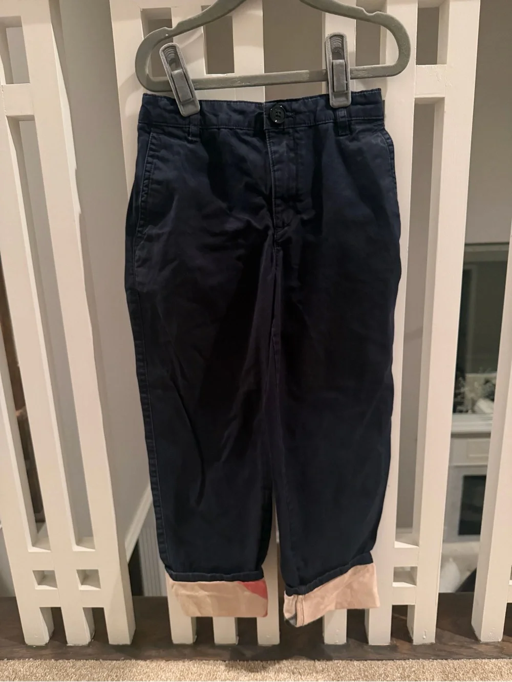Navy boys Burberry  Chino Pants - Classic Casual Look